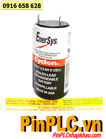 EnerSys 2v-2.5Ah, Pin EnerSys Cyclon Sealed Lead Acid 2v - 2.5AH chính hãng Made in USA